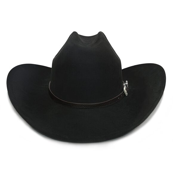 9638 Cowboy Hat For Women And Men With Shapeable Wide Brim - Felt Cowboy Hat